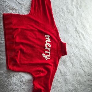 Red 'Merry' Women's Sweater